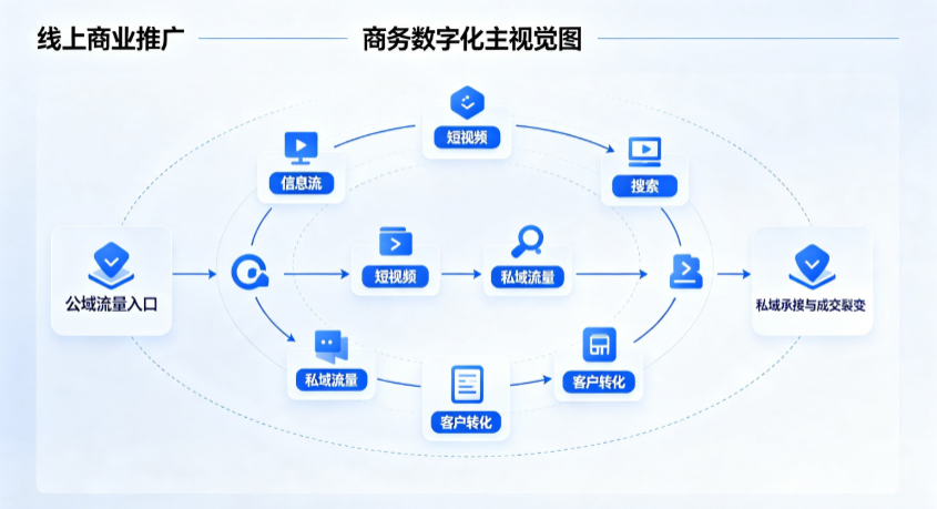 绥芬河市线上商业推广怎么做？全域流量闭环搭建与低成本转化实战指南